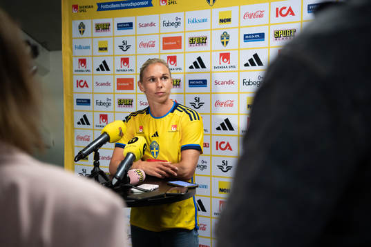 Jonna Andersson of the Swedish women's national football