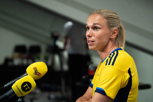 Jonna Andersson of the Swedish women's national football
