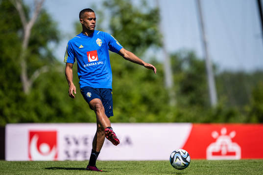 Robin Quaison of the Swedish national football team
