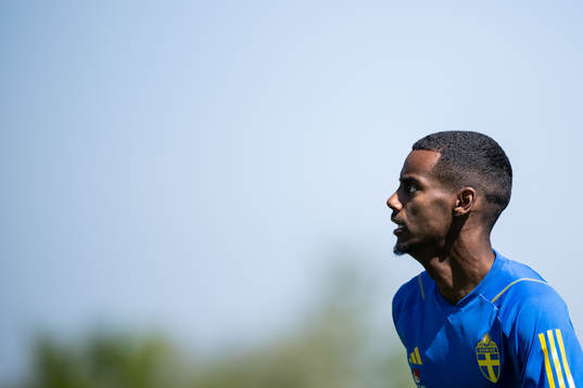 Alexander Isak of the Swedish national football team