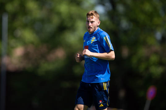 Dejan Kulusevski of the Swedish national football team