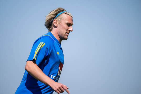 Emil Forsberg of the Swedish national football team
