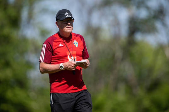 head coach Janne Andersson of the Swedish national football