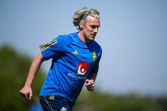 Emil Forsberg of the Swedish national football team