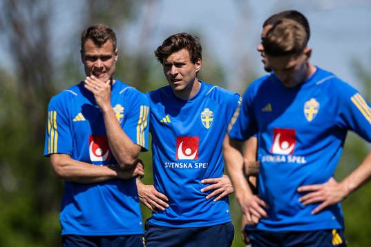 Victor Claesson and Victor Nilsson Lindelöf of the Swedish