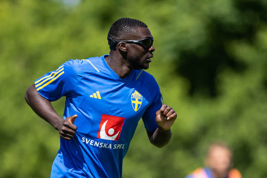 Ken Sema of the Swedish national football team