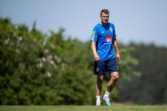 Victor Claesson of the Swedish national football team