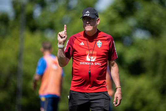 head coach Janne Andersson of the Swedish national football