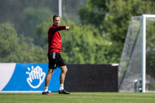 goalkeeper coach Maths Elfvendal of the Swedish national