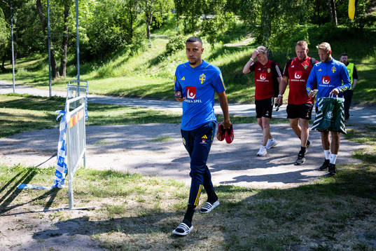 Robin Quaison of the Swedish national football team