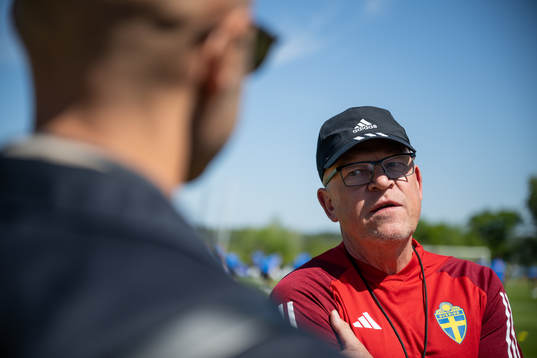 head coach Janne Andersson of the Swedish national football