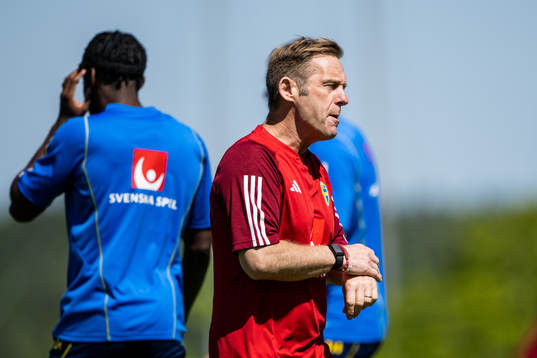 Performance manager Paul Balsom of the Swedish national