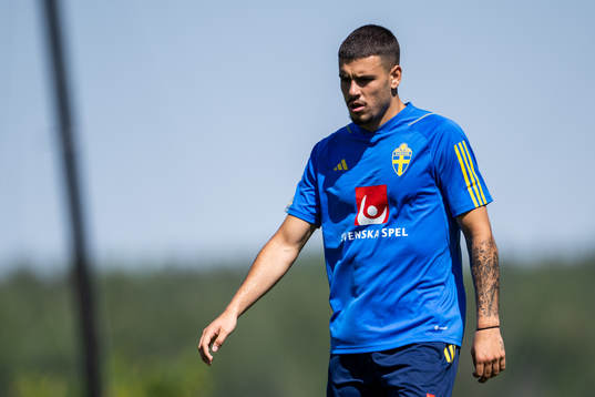 Edvin Kurtulus of the Swedish national football team