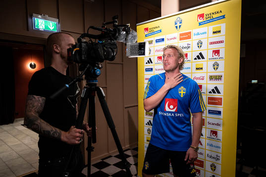 Emil Forsberg of the Swedish national football team