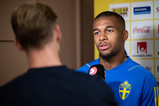 Isak Hien of the Swedish national football team