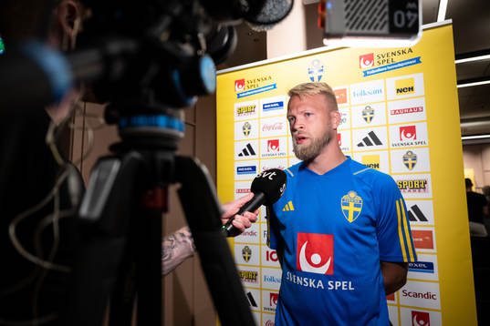 Daniel Sundgren of the Swedish national football team