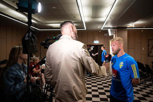 Daniel Sundgren of the Swedish national football team