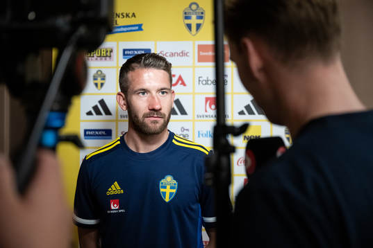Marcus Rohdén of the Swedish national football team