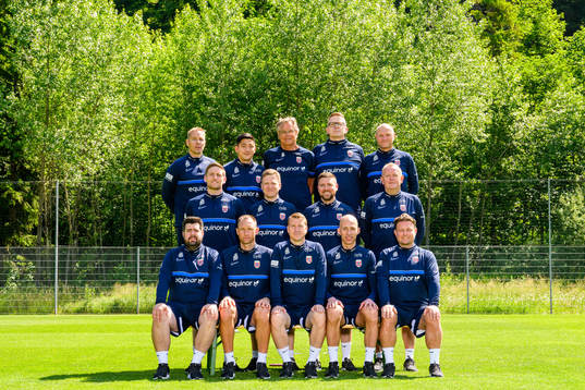 The staff of the Norwegian under-21 national football team