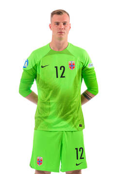 Goalkeeper Kristoffer Klaesson of the norwegian under-21