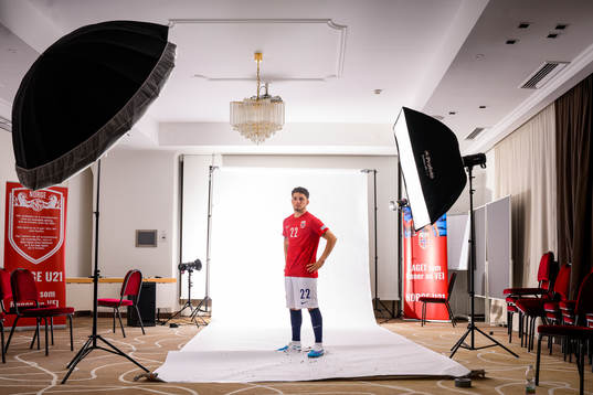 Christos Zafeiris of the norwegian under-21 national