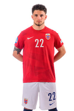 Christos Zafeiris of the norwegian under-21 national