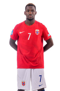 Joshua Kitolano of the norwegian under-21 national football