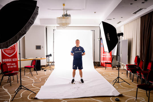 Head coach Leif Gunnar Smerud of the norwegian under-21