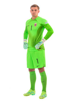 Goalkeeper Mads Hedenstad Christiansen of the norwegian
