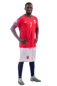 Joshua Kitolano of the norwegian under-21 national football