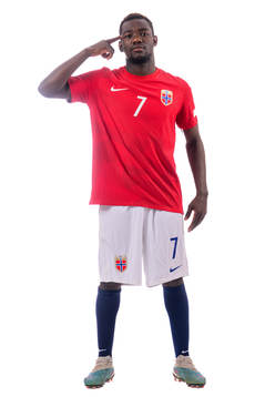 Joshua Kitolano of the norwegian under-21 national football