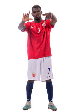 Joshua Kitolano of the norwegian under-21 national football