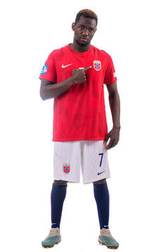 Joshua Kitolano of the norwegian under-21 national football