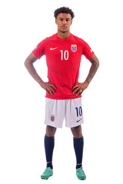 Oscar Bobb of the norwegian under-21 national football team
