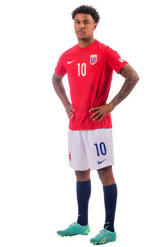 Oscar Bobb of the norwegian under-21 national football team