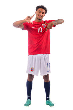 Oscar Bobb of the norwegian under-21 national football team