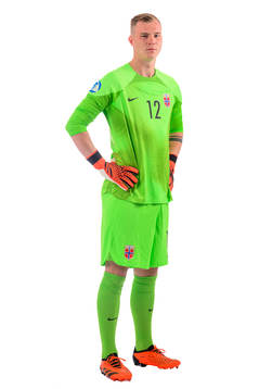 Goalkeeper Kristoffer Klaesson of the norwegian under-21