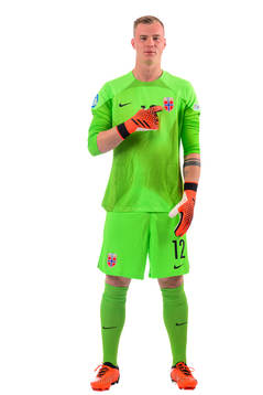 Goalkeeper Kristoffer Klaesson of the norwegian under-21