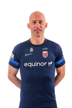 Goalkeeper coach Jonas Kolstad of the norwegian under-21
