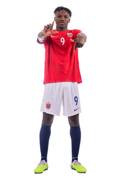 Seedy Jatta of the norwegian under-21 national football