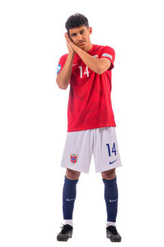 Osame Sahraoui of the norwegian under-21 national football