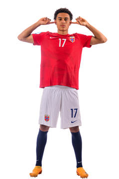 Antonio Nusa of the norwegian under-21 national football