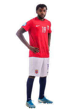 Warren Kamanzi of the norwegian under-21 national football