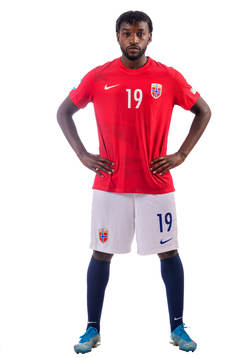Warren Kamanzi of the norwegian under-21 national football