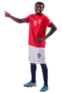 Warren Kamanzi of the norwegian under-21 national football