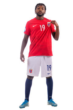Warren Kamanzi of the norwegian under-21 national football
