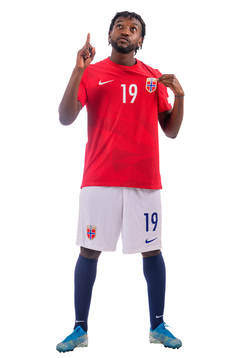 Warren Kamanzi of the norwegian under-21 national football