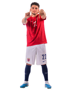 Christos Zafeiris of the norwegian under-21 national
