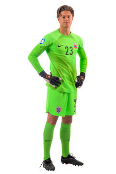Goalkeeper Rasmus Sandberg of the norwegian under-21