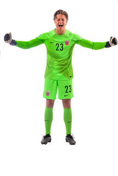 Goalkeeper Rasmus Sandberg of the norwegian under-21